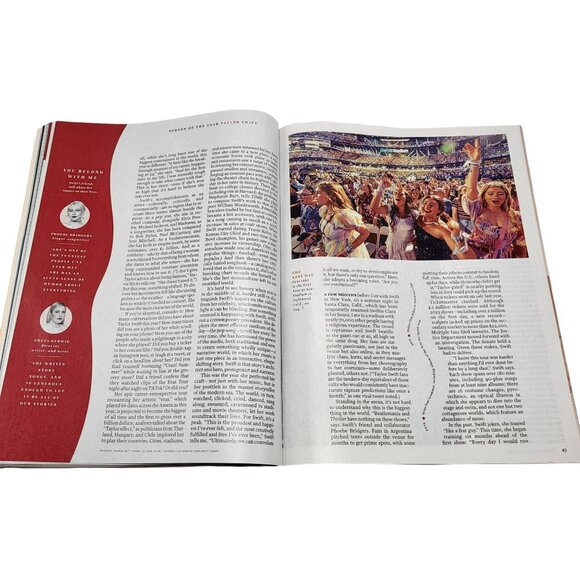 Taylor Swift Time Magazine Person Of The Year December 25 2023 Magical Era - Picture 9 of 15